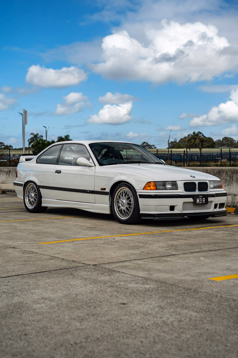 Alpine White 1995 BMW E36 M3-R offered at auction in Bankstown
